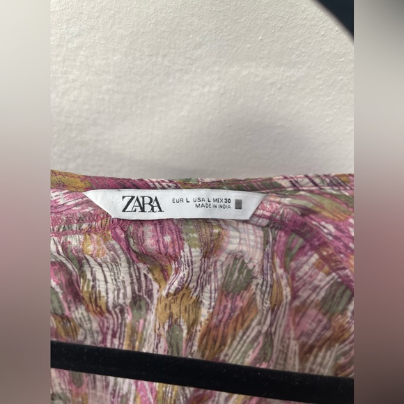 Zara multicolor print with braided belt - Picture 7 of 7